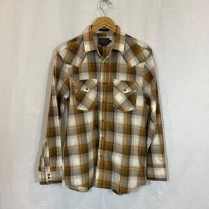 Pendleton "Frontier" Lightweight Western Style Plaid NWT Men's Medium